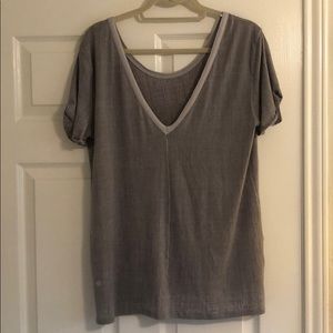 Lululemon deep V back top